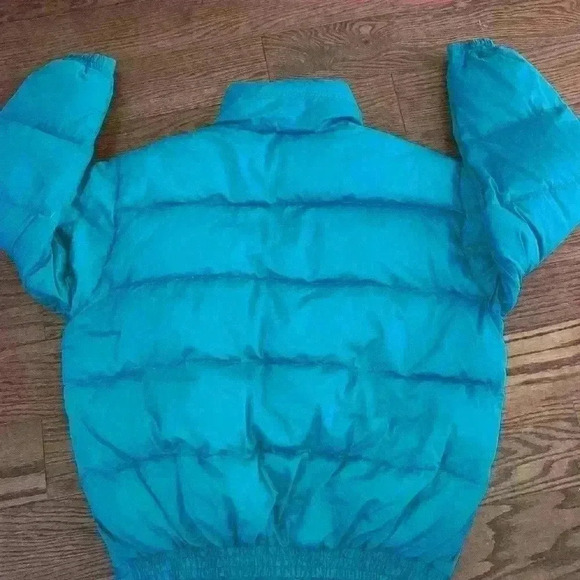 PUFFER JACKET Gray Duck Down and Feather filled Vintage Size XL - Picture 5 of 13